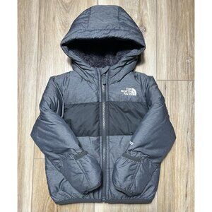 The North Face Moondoggy 550 Down Gray Hoody Jacket - Size 18-24 Months
